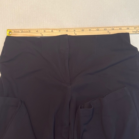 Chico's The Ultimate Fit Black Ponte Wide-Leg Crop Pants Size M/8 - Picture 4 of 15